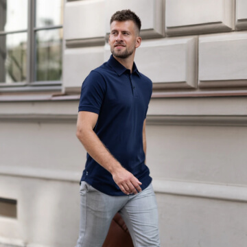 Prodloužené pánské polokošile