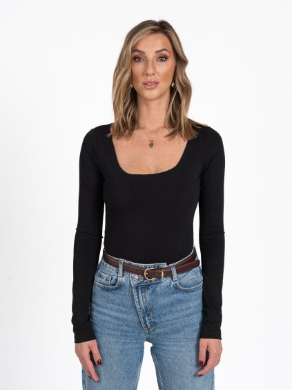 Women's long sleeve | Body | Deep black