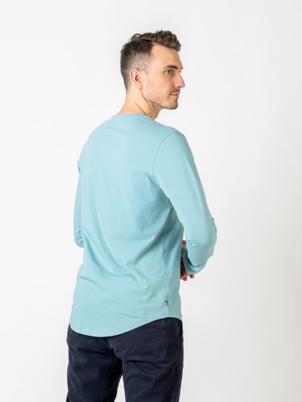 Prodloužené Aqua Óčko | Dlouhý rukáv (1. Velikost XXL, Barva aqua)